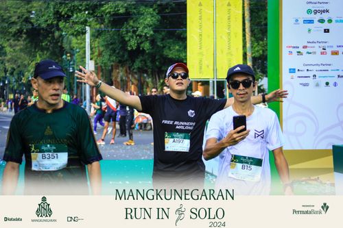 Race photo from Mangkunegaran Run 2024