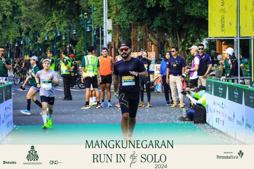 Race photo from Mangkunegaran Run 2024