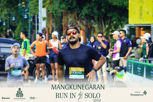 Race photo from Mangkunegaran Run 2024