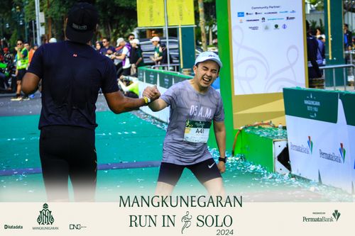 Race photo from Mangkunegaran Run 2024