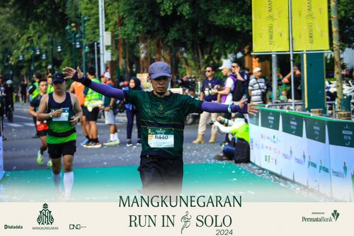 Race photo from Mangkunegaran Run 2024