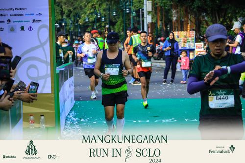Race photo from Mangkunegaran Run 2024