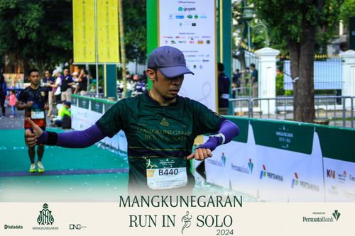 Race photo from Mangkunegaran Run 2024