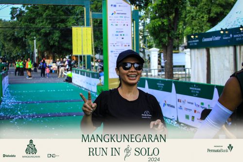 Race photo from Mangkunegaran Run 2024