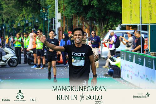 Race photo from Mangkunegaran Run 2024