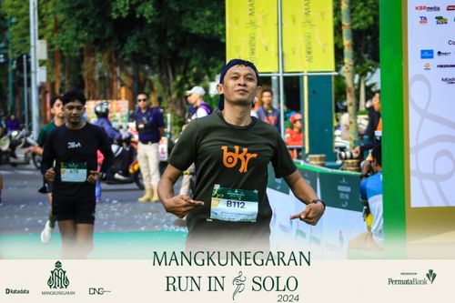 Race photo from Mangkunegaran Run 2024