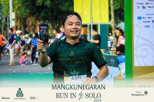 Race photo from Mangkunegaran Run 2024