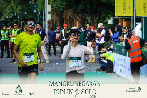 Race photo from Mangkunegaran Run 2024