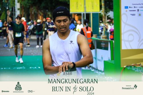 Race photo from Mangkunegaran Run 2024