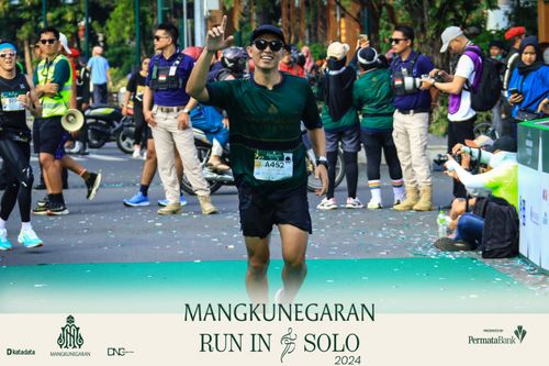 Race photo from Mangkunegaran Run 2024