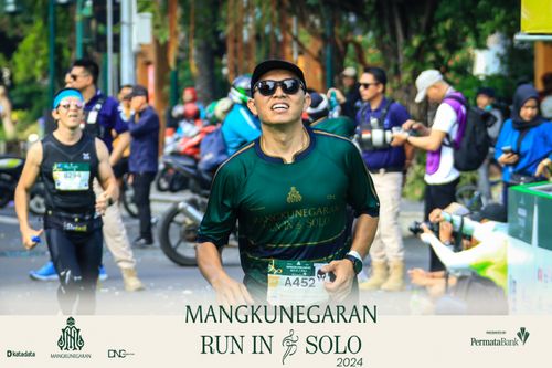 Race photo from Mangkunegaran Run 2024
