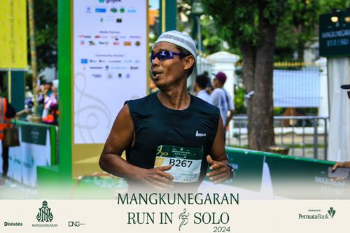 Race photo from Mangkunegaran Run 2024