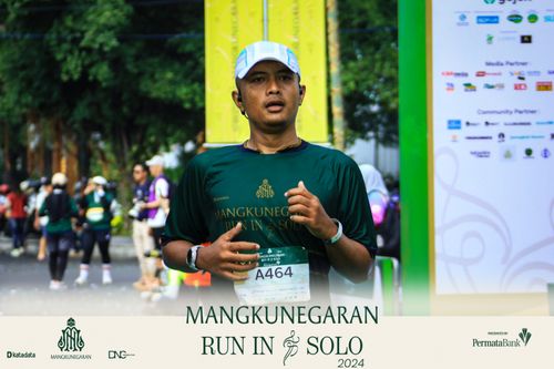 Race photo from Mangkunegaran Run 2024