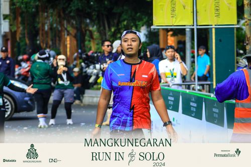 Race photo from Mangkunegaran Run 2024