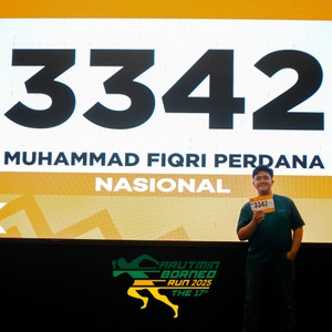 Race photo from ARUTMIN BORNEO RUN 2025