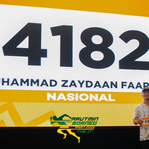Race photo from ARUTMIN BORNEO RUN 2025