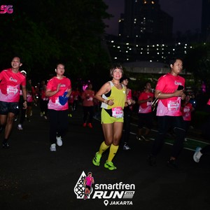 Race photo from SMARTFREN RUN 2026