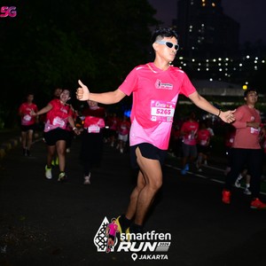 Race photo from SMARTFREN RUN 2026