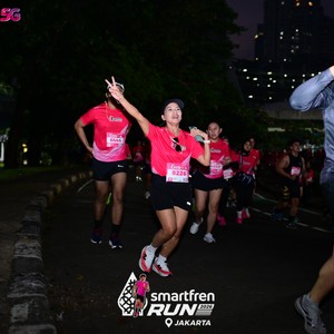 Race photo from SMARTFREN RUN 2026