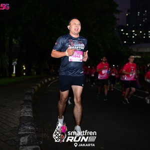Race photo from SMARTFREN RUN 2026