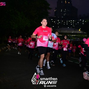 Race photo from SMARTFREN RUN 2026