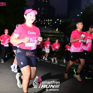 Race photo from SMARTFREN RUN 2026