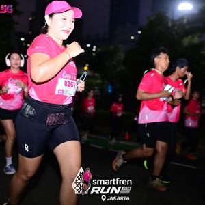 Race photo from SMARTFREN RUN 2026