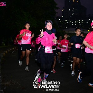 Race photo from SMARTFREN RUN 2026