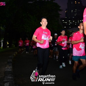 Race photo from SMARTFREN RUN 2026