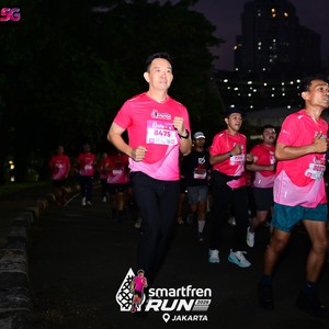 Race photo from SMARTFREN RUN 2026