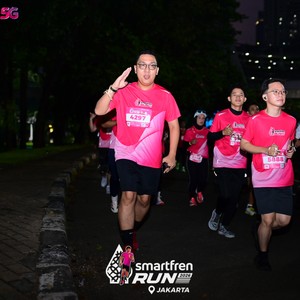 Race photo from SMARTFREN RUN 2026