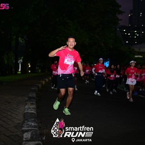 Race photo from SMARTFREN RUN 2026