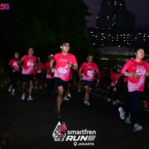 Race photo from SMARTFREN RUN 2026