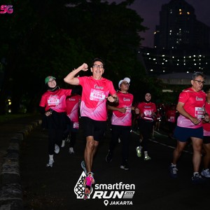 Race photo from SMARTFREN RUN 2026