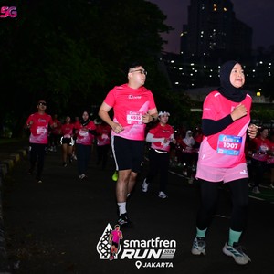 Race photo from SMARTFREN RUN 2026