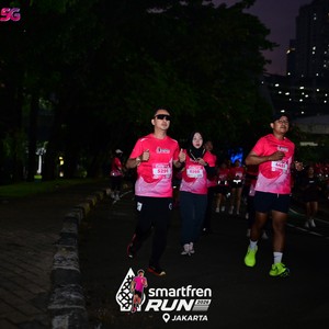 Race photo from SMARTFREN RUN 2026