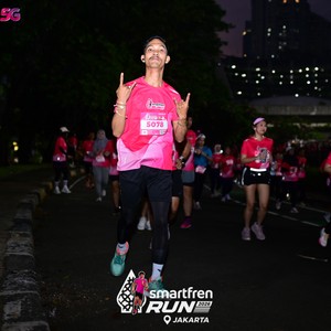 Race photo from SMARTFREN RUN 2026