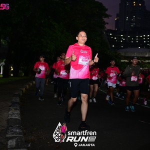 Race photo from SMARTFREN RUN 2026