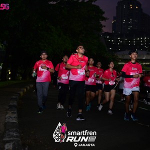 Race photo from SMARTFREN RUN 2026