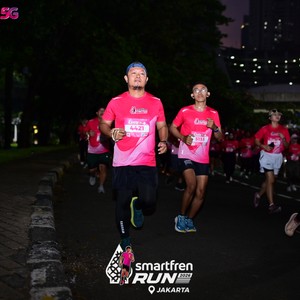Race photo from SMARTFREN RUN 2026