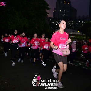 Race photo from SMARTFREN RUN 2026