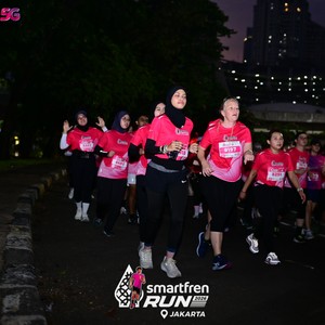 Race photo from SMARTFREN RUN 2026
