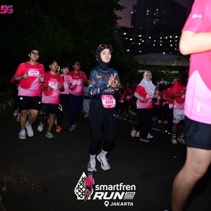 Race photo from SMARTFREN RUN 2026