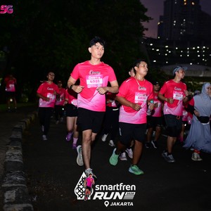Race photo from SMARTFREN RUN 2026