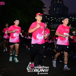 Race photo from SMARTFREN RUN 2026
