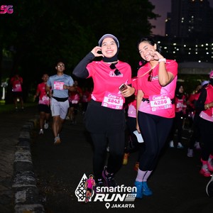 Race photo from SMARTFREN RUN 2026