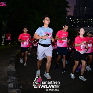 Race photo from SMARTFREN RUN 2026