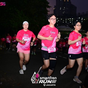 Race photo from SMARTFREN RUN 2026