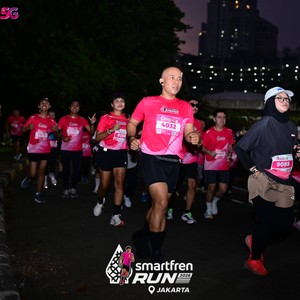 Race photo from SMARTFREN RUN 2026