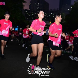 Race photo from SMARTFREN RUN 2026
